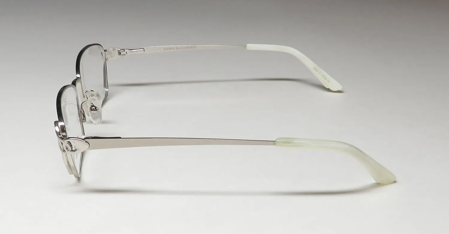 Dana Buchman Isha si Eyeglasses Silver 50mm 4