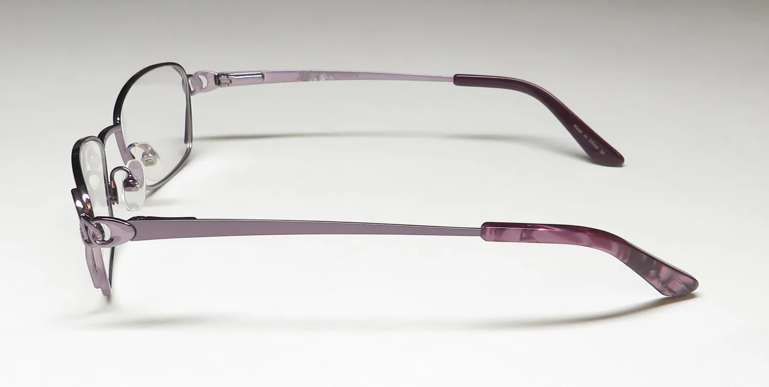 Dana Buchman Isha li Eyeglasses Lilac 50mm 4