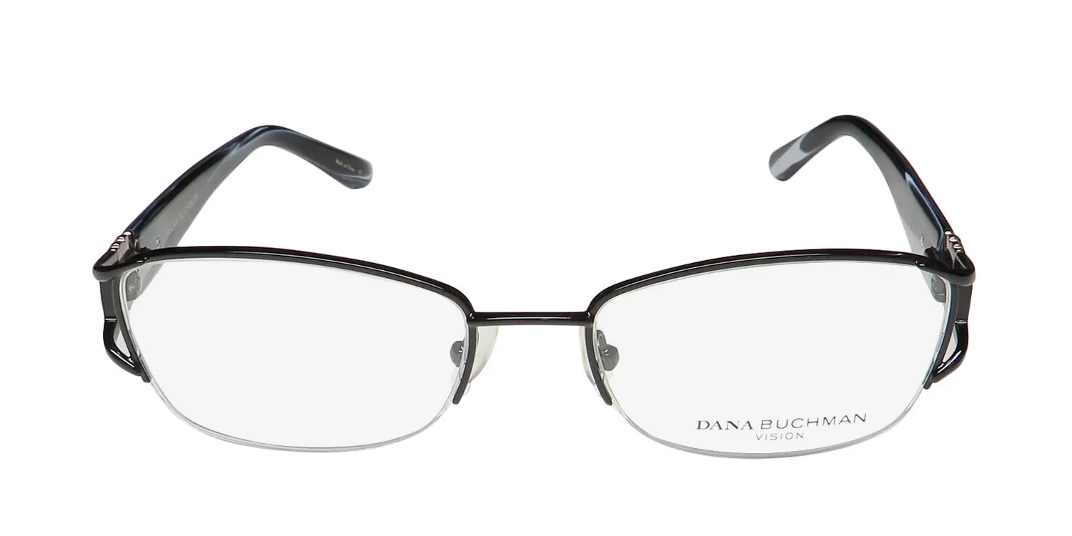 Dana Buchman Jannah bk Eyeglasses Black 51mm 3