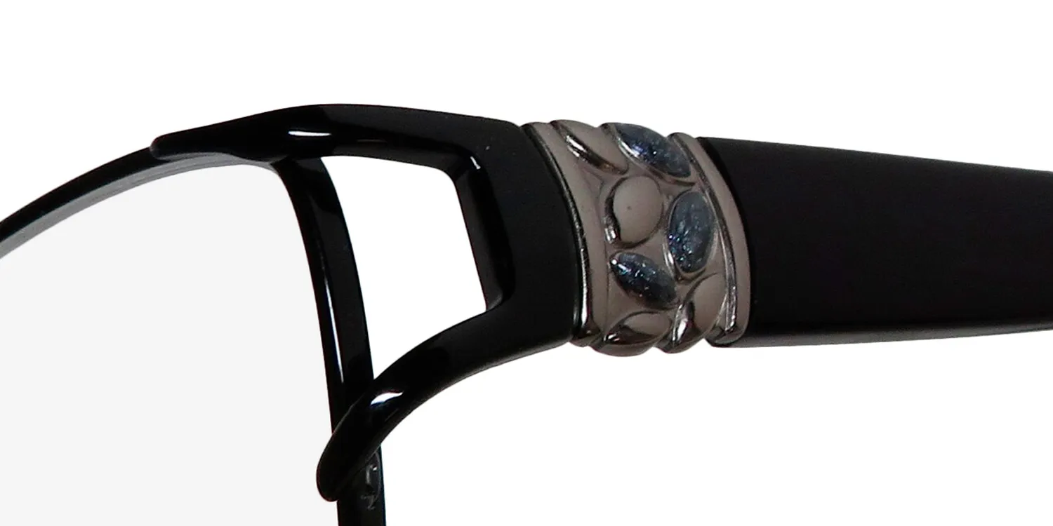 Dana Buchman Jannah bk Eyeglasses Black 51mm 6