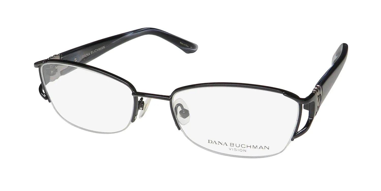 Dana Buchman Jannah bk Eyeglasses Black 53mm