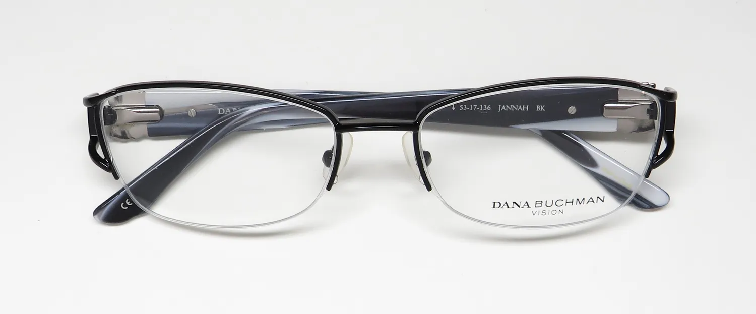 Dana Buchman Jannah bk Eyeglasses Black 53mm 2