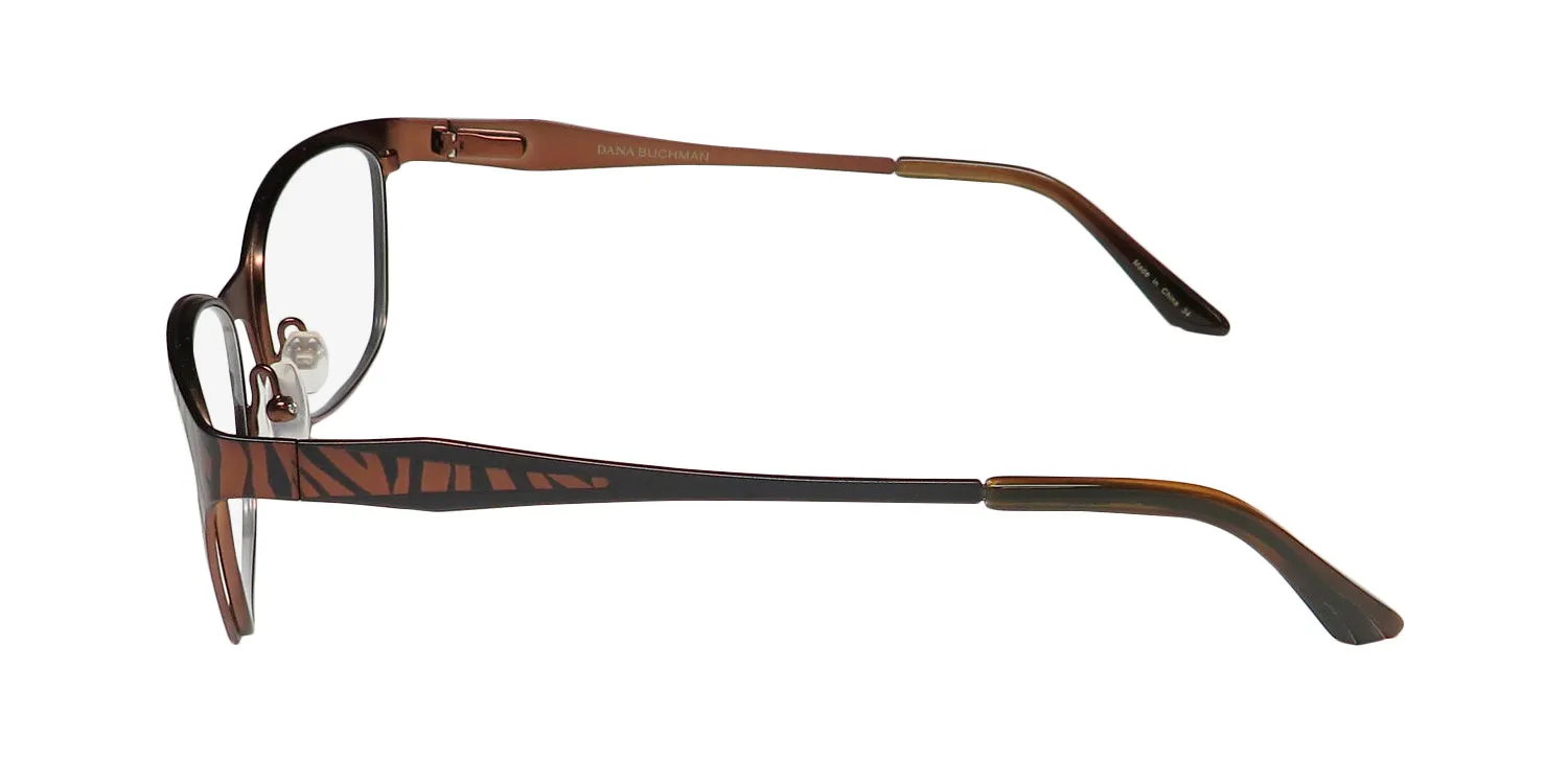 Dana Buchman Lyndon br Eyeglasses Brown 51mm 4