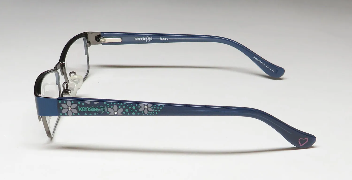 Kensie Fancy bl Eyeglasses Blue 46mm 4