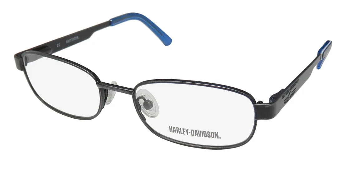 Harley-Davidson Hdt 111 blgun Eyeglasses Dark Gray 48mm Unisex