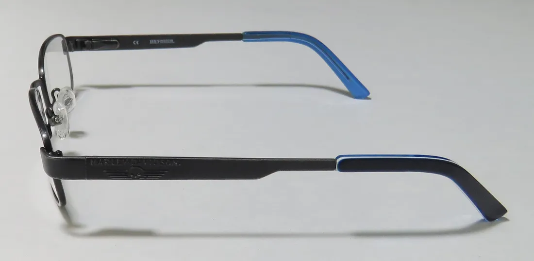 Harley-Davidson Hdt 111 blgun Eyeglasses Dark Gray 48mm Unisex 4