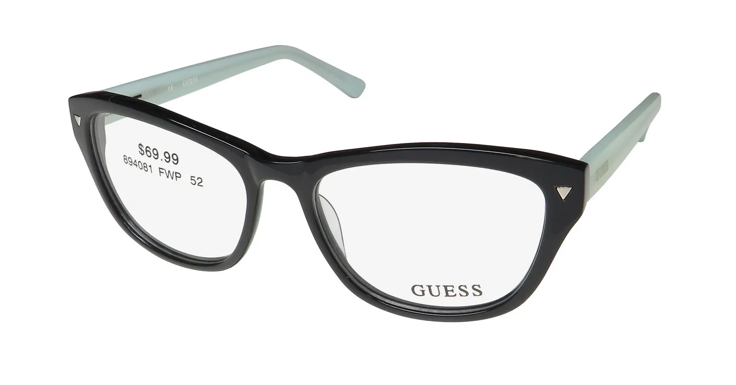 Guess 2452 bkbl Eyeglasses Black Blue 52mm