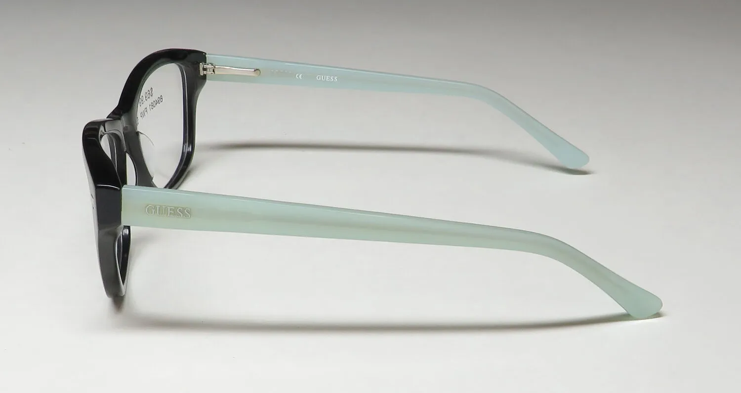 Guess 2452 bkbl Eyeglasses Black Blue 52mm 4