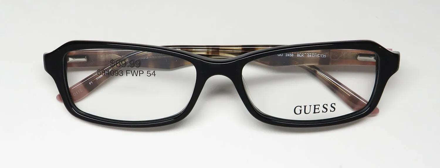 Guess 2458 blk Eyeglasses Black 54mm 2