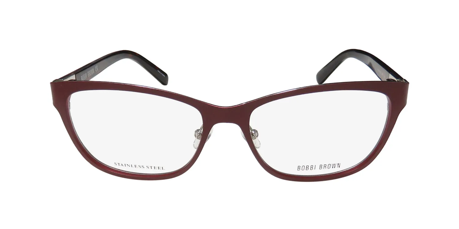 Bobbi Brown The Kylie qvh Eyeglasses Matte Red Havana 51mm 3