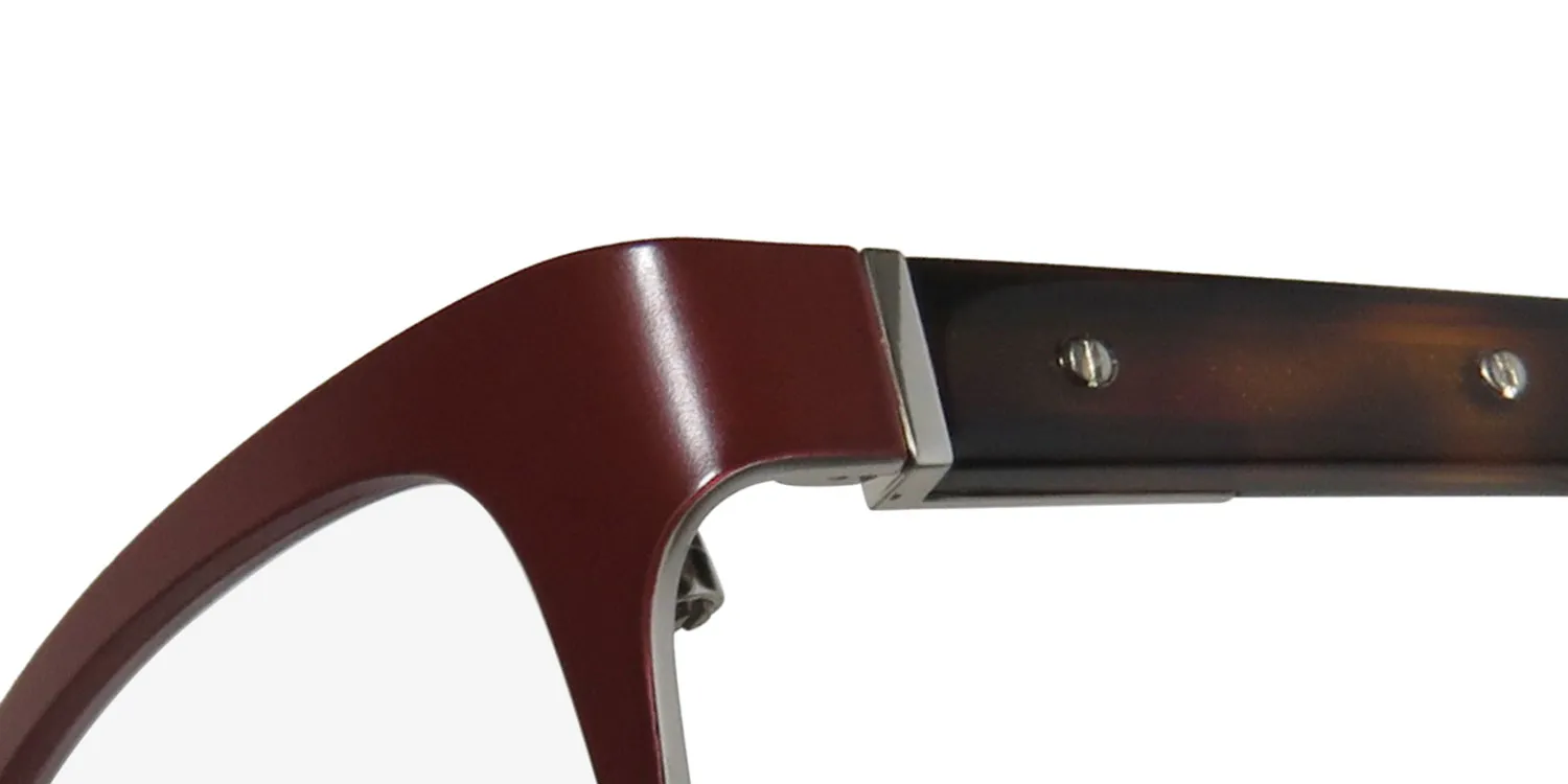 Bobbi Brown The Kylie qvh Eyeglasses Matte Red Havana 51mm 6