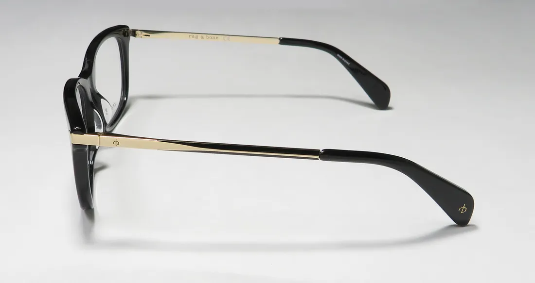 Rag & Bone 3006 2m2 Eyeglasses Black Gold 54mm Women 4