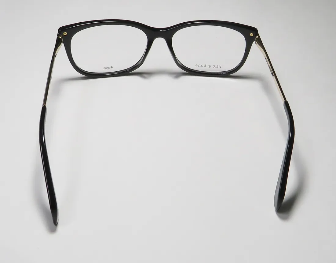 Rag & Bone 3006 2m2 Eyeglasses Black Gold 54mm Women 5