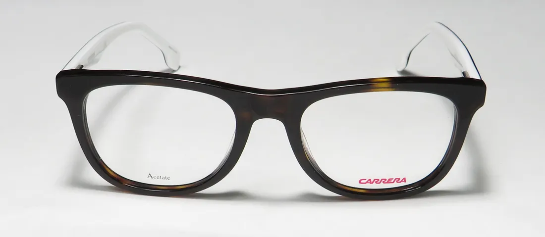 Carrera Carrerino 63 tcb Eyeglasses White Black Spotted Tortoise 47mm 3