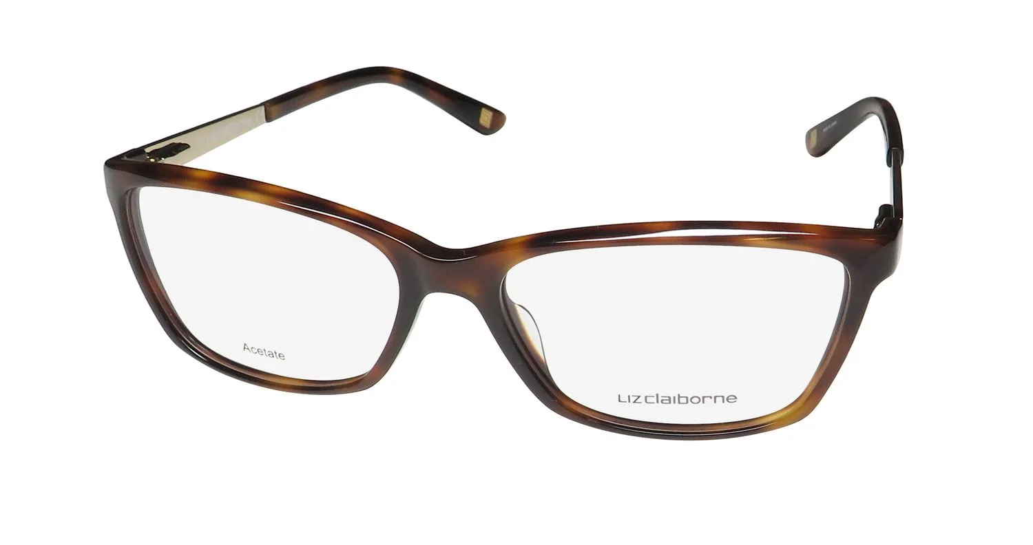 Liz Claiborne L646 wr9 Eyeglasses Brown Havana 52mm