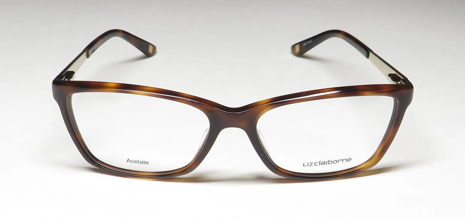 Liz Claiborne L646 wr9 Eyeglasses Brown Havana 52mm 3