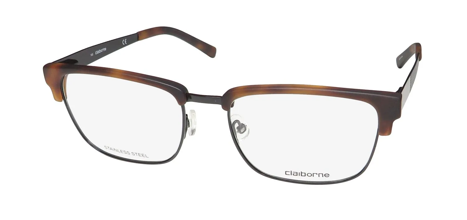 Liz Claiborne CB 247 wr9 Eyeglasses Brown Havana 55mm