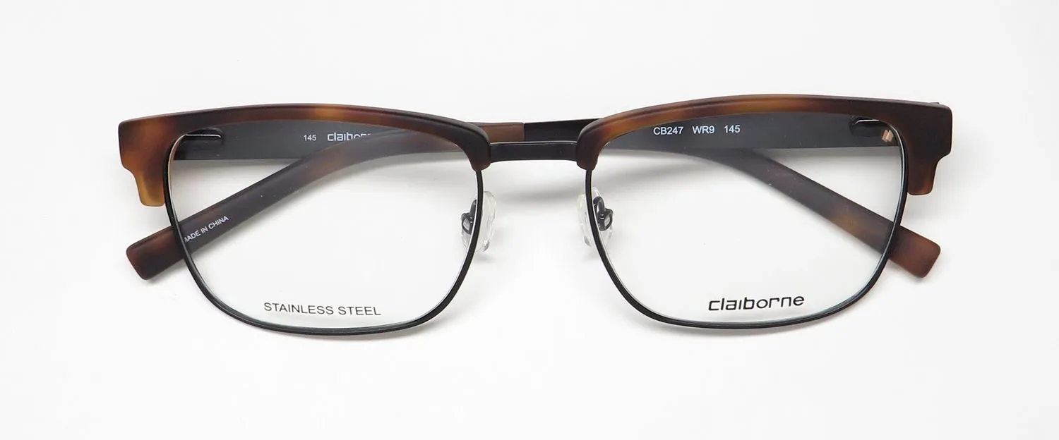 Liz Claiborne CB 247 wr9 Eyeglasses Brown Havana 55mm 2