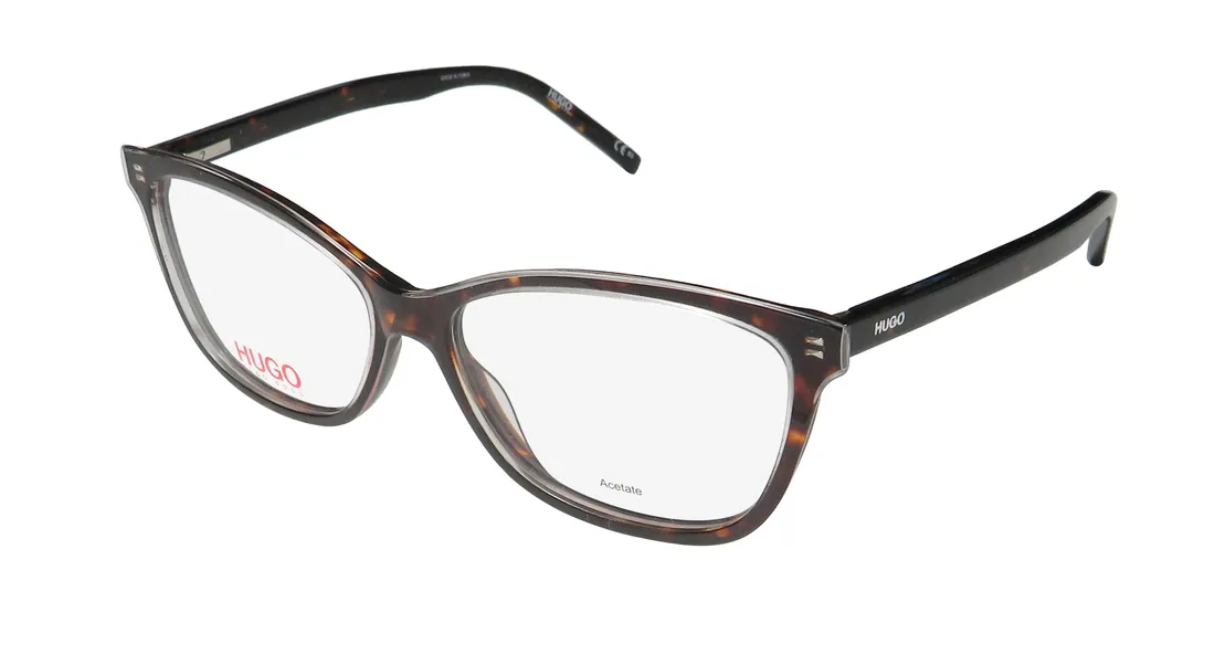 HUGO BOSS Hg 1053 aio Eyeglasses Matte Crystal 55mm Unisex