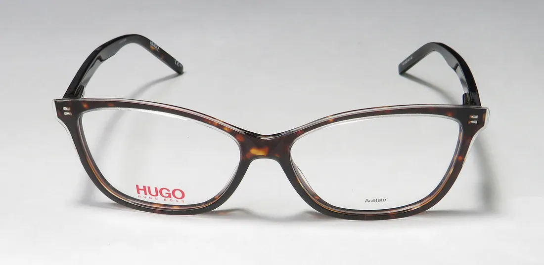 HUGO BOSS Hg 1053 aio Eyeglasses Matte Crystal 55mm Unisex 3
