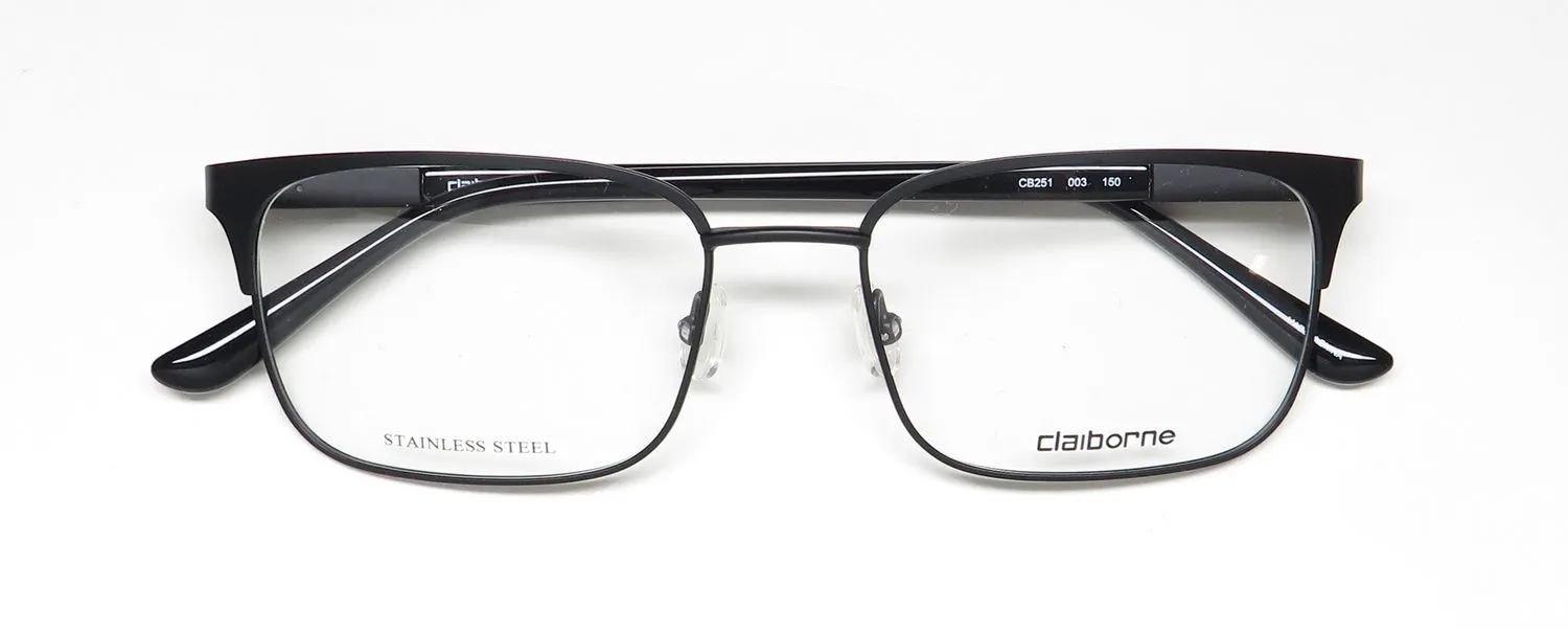 Liz Claiborne Cb251 003 Eyeglasses Matte Black 55mm 2