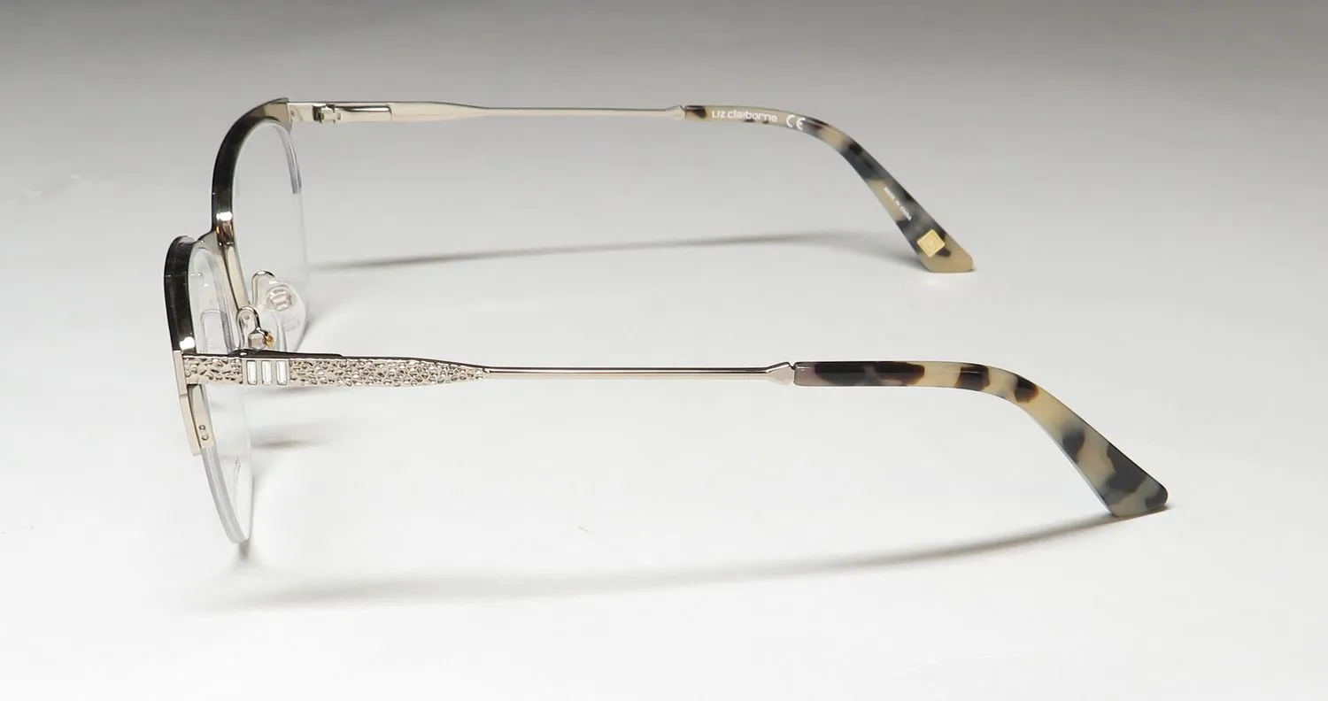 Liz Claiborne L 658 ky2 Eyeglasses Blue Gold 53mm 4