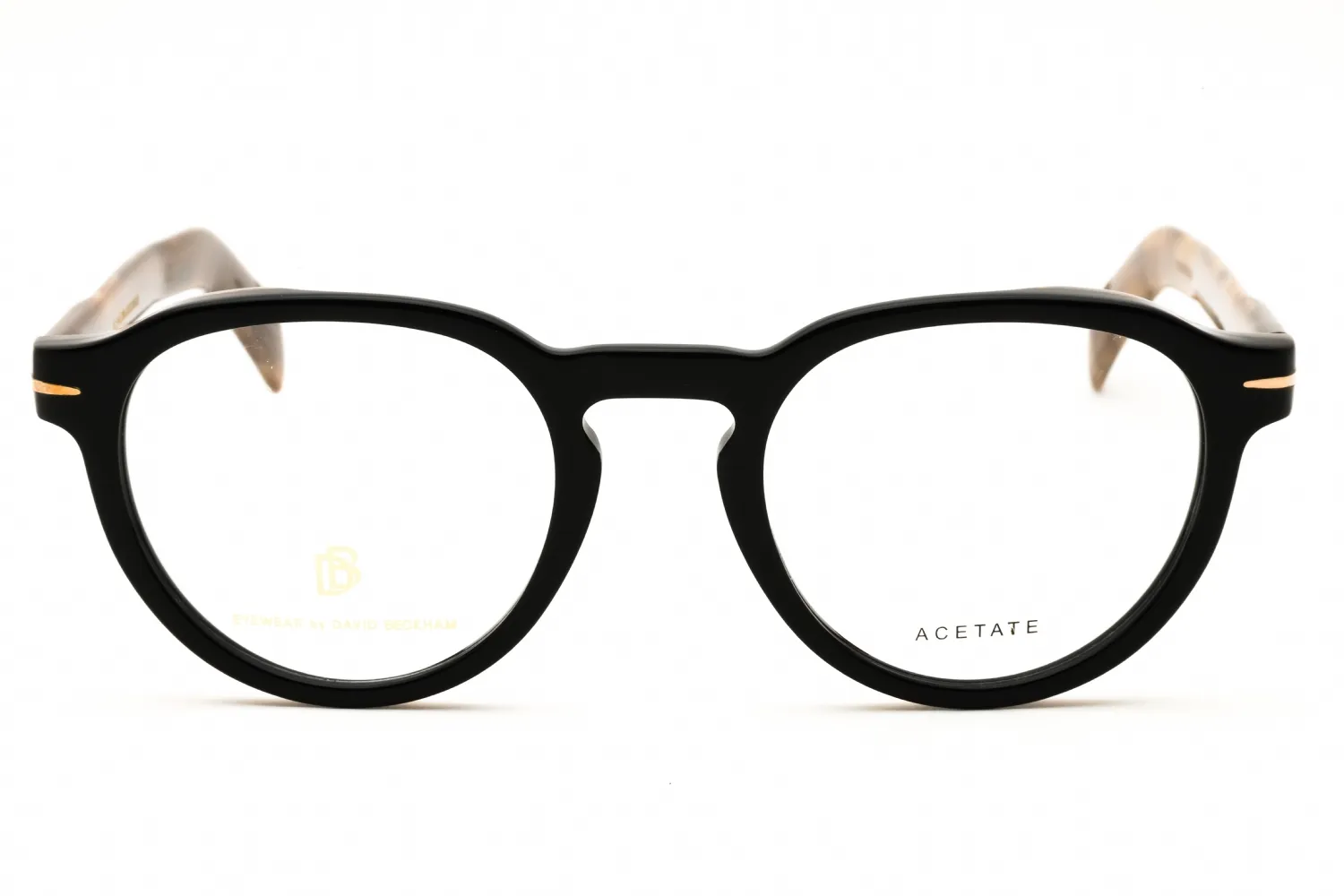 David Beckham DB 7021 00WM 00 Eyeglasses Black Beige 48mm Men 2