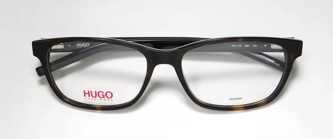 HUGO BOSS Hg 1115 086 Eyeglasses Tortoise 56mm Unisex 2