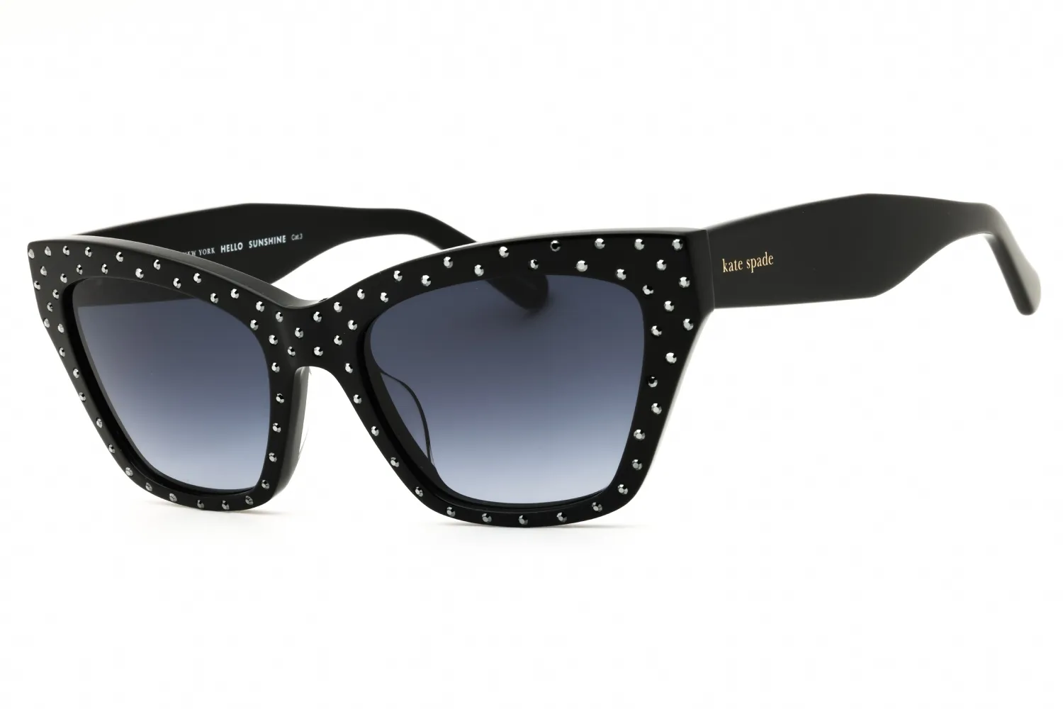 Kate Spade FAY/G/S/STRASS 0807 9O Sunglasses Black 54mm Women
