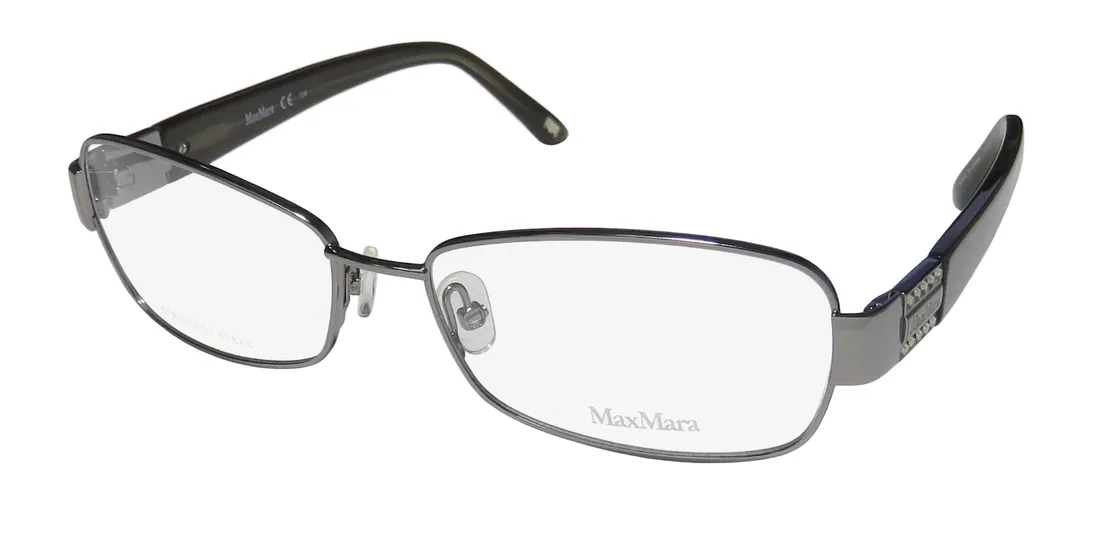 Max Mara 1128 ldx Eyeglasses Dark Ruthenium 54mm