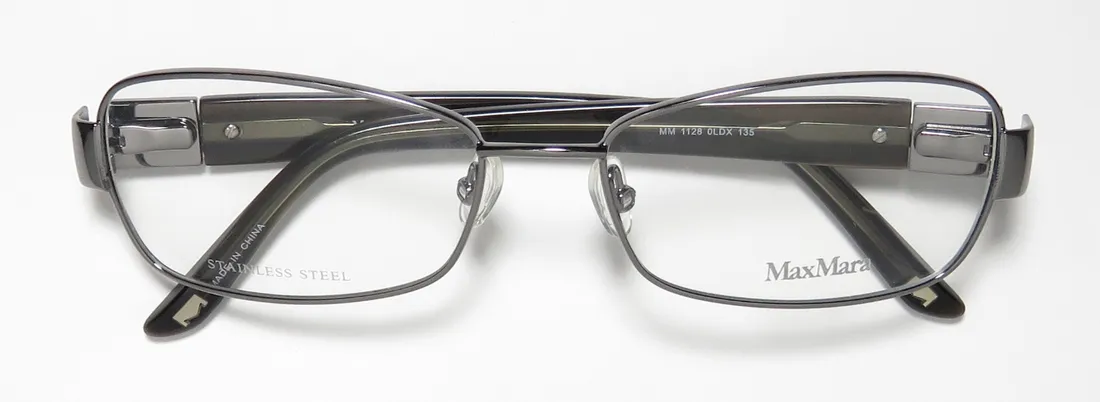 Max Mara 1128 ldx Eyeglasses Dark Ruthenium 54mm 2