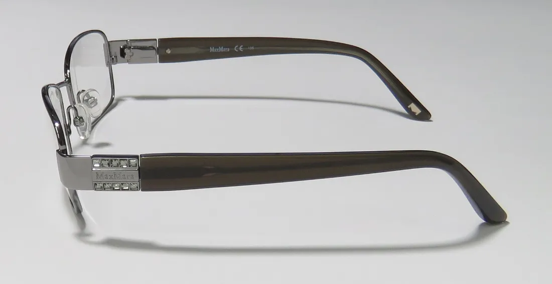Max Mara 1128 ldx Eyeglasses Dark Ruthenium 54mm 4