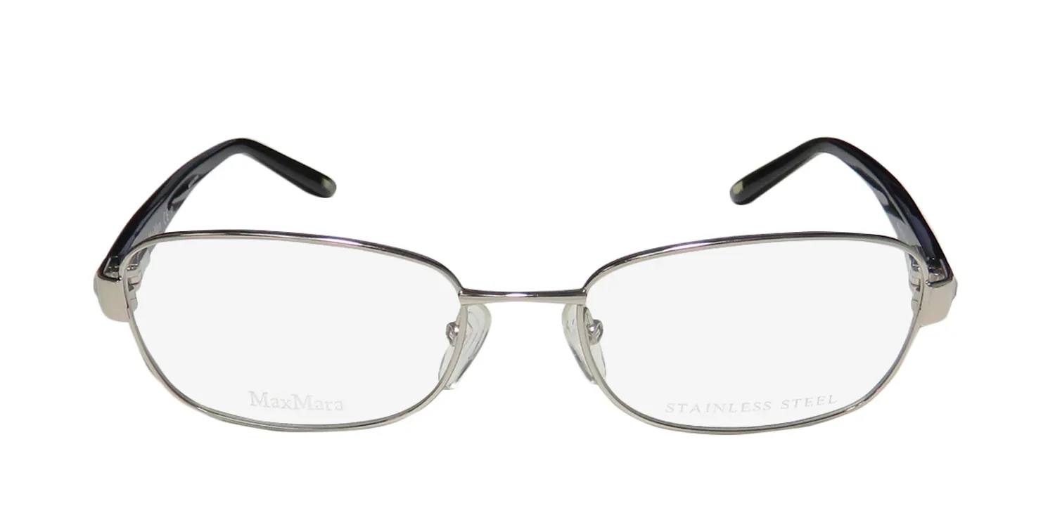 Max Mara 1130 84j Eyeglasses Siver Black 53mm 3