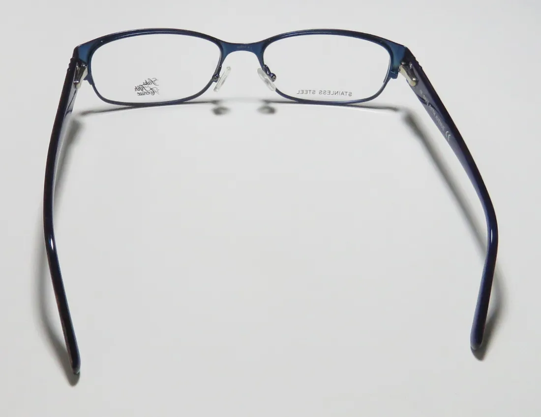 Saks Fifth Avenue 263 da4 Eyeglasses Navy 52mm Women 5