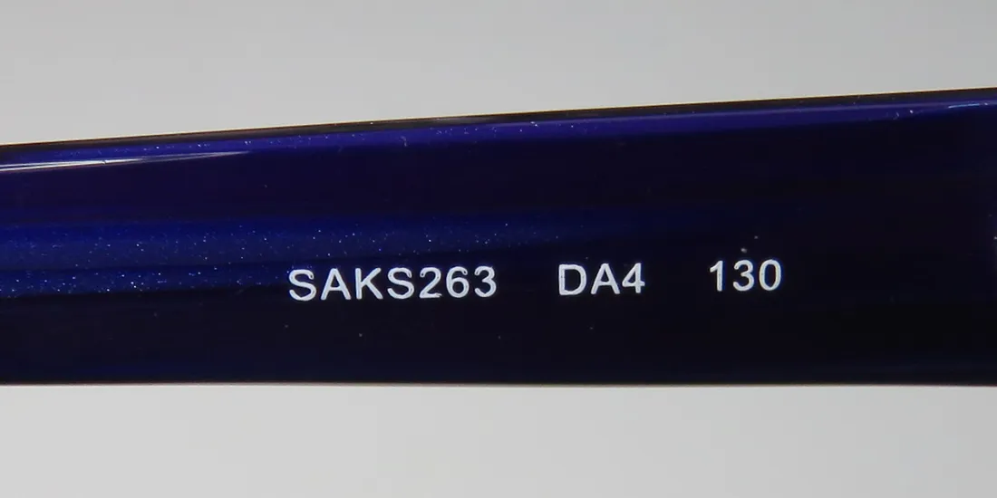 Saks Fifth Avenue 263 da4 Eyeglasses Navy 52mm Women 8