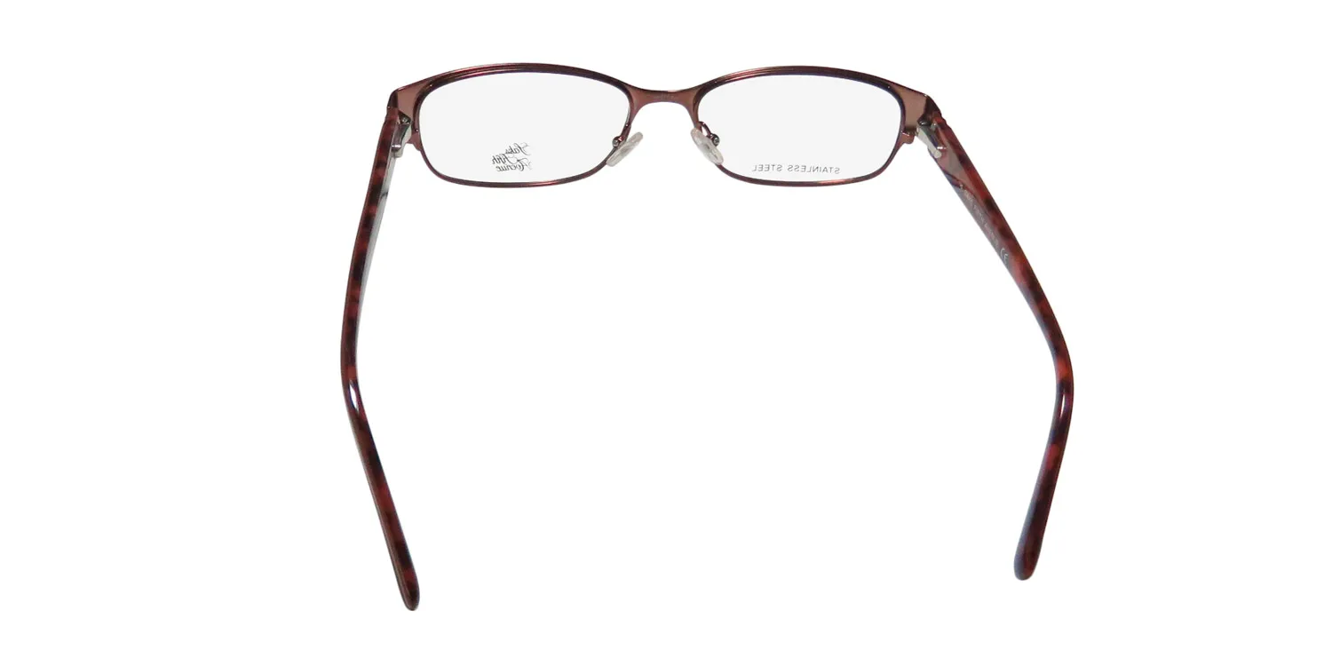 Saks Fifth Avenue 263 ed4 Eyeglasses Copper 52mm Women 5