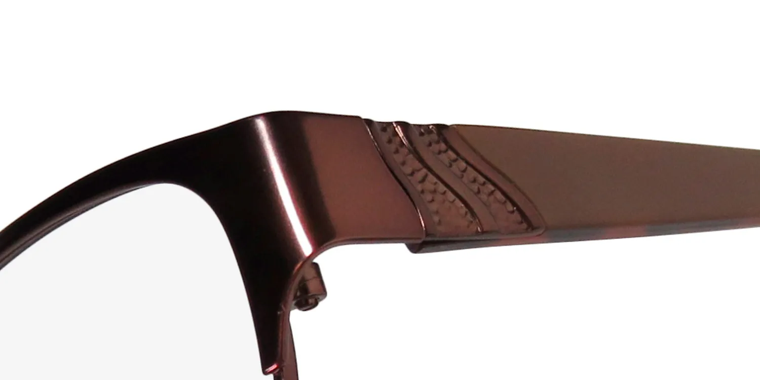Saks Fifth Avenue 263 ed4 Eyeglasses Copper 52mm Women 6