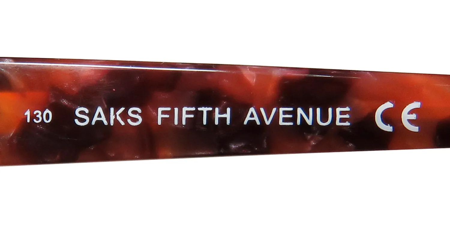 Saks Fifth Avenue 263 ed4 Eyeglasses Copper 52mm Women 7