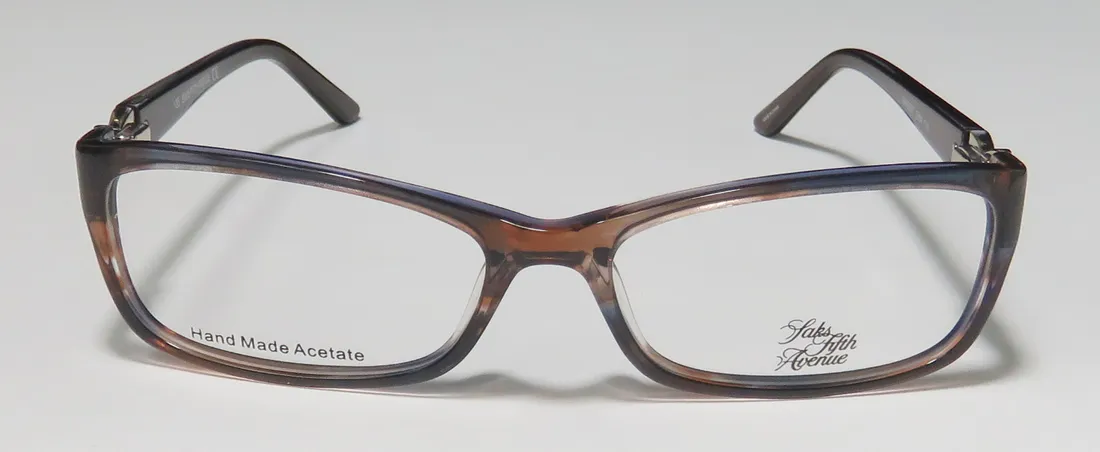 Saks Fifth Avenue 271 0en4 Eyeglasses Brown 51mm Women 3