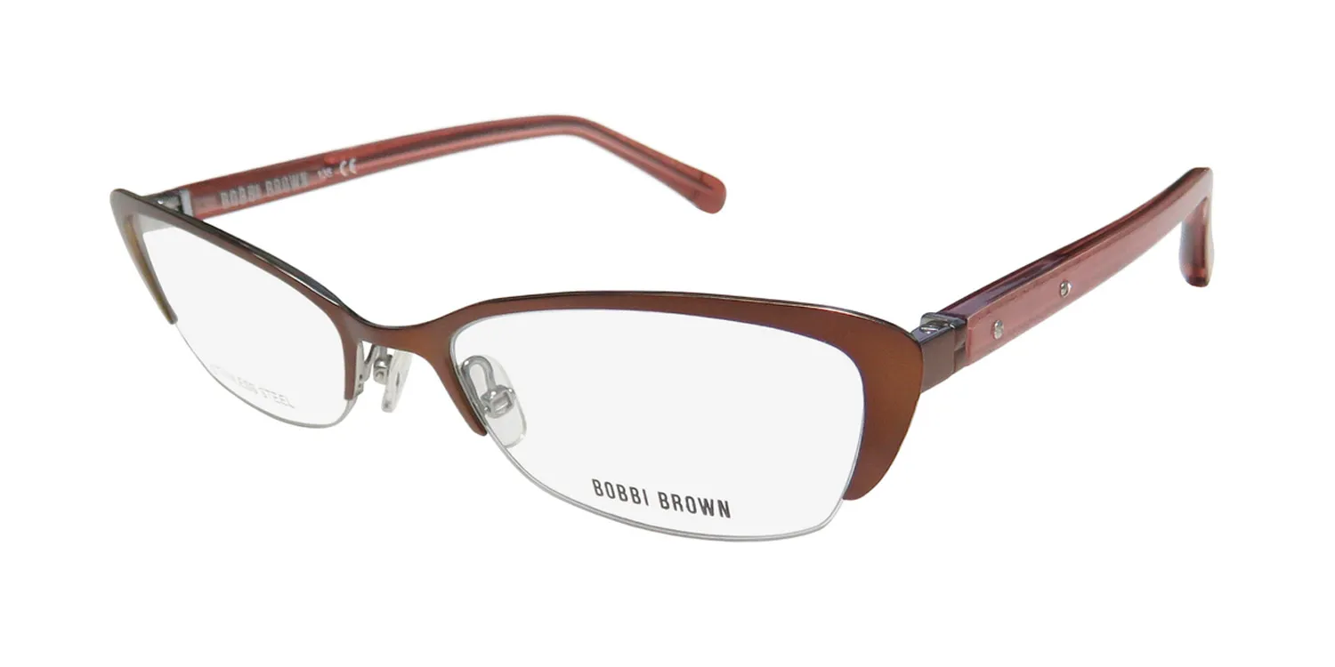 Bobbi Brown The Roza 01r6 Eyeglasses Semimatte Brown 52mm