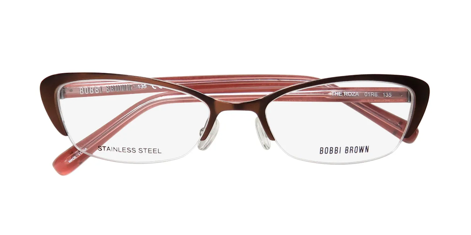 Bobbi Brown The Roza 01r6 Eyeglasses Semimatte Brown 52mm 2