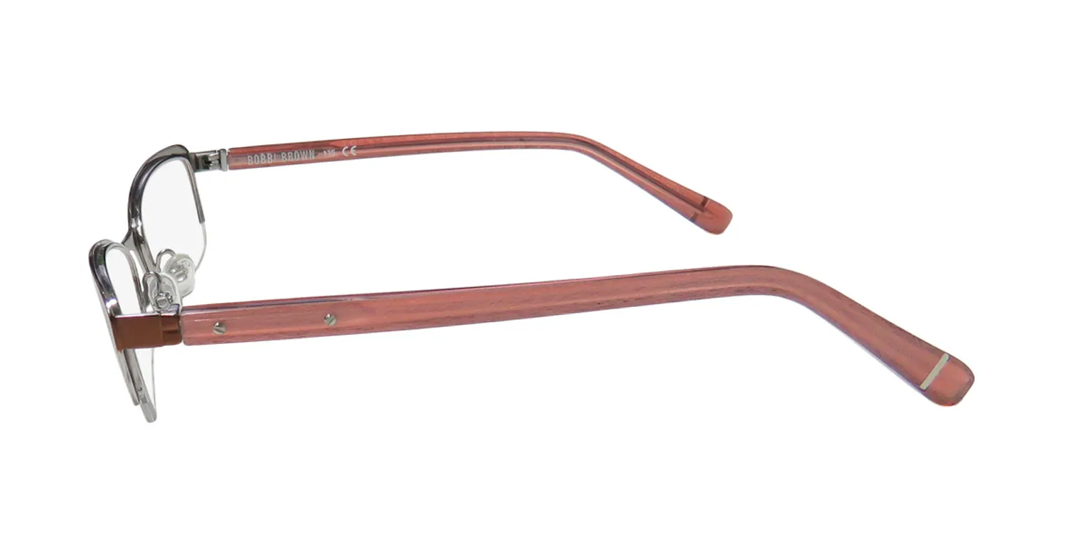 Bobbi Brown The Roza 01r6 Eyeglasses Semimatte Brown 52mm 4