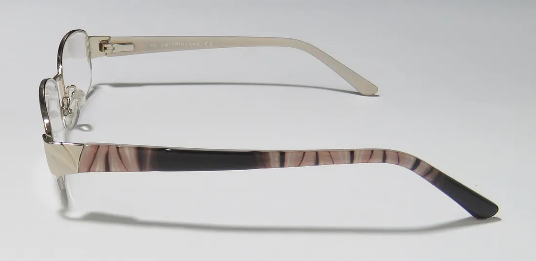 Saks Fifth Avenue 275 03yg Eyeglasses Light Gold 53mm Women 4