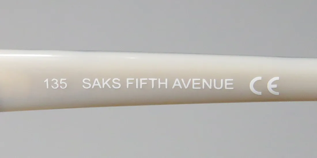 Saks Fifth Avenue 275 03yg Eyeglasses Light Gold 53mm Women 7