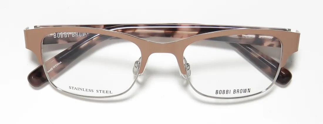 Bobbi Brown The Sam jfy Eyeglasses Solid Nude 50mm 2