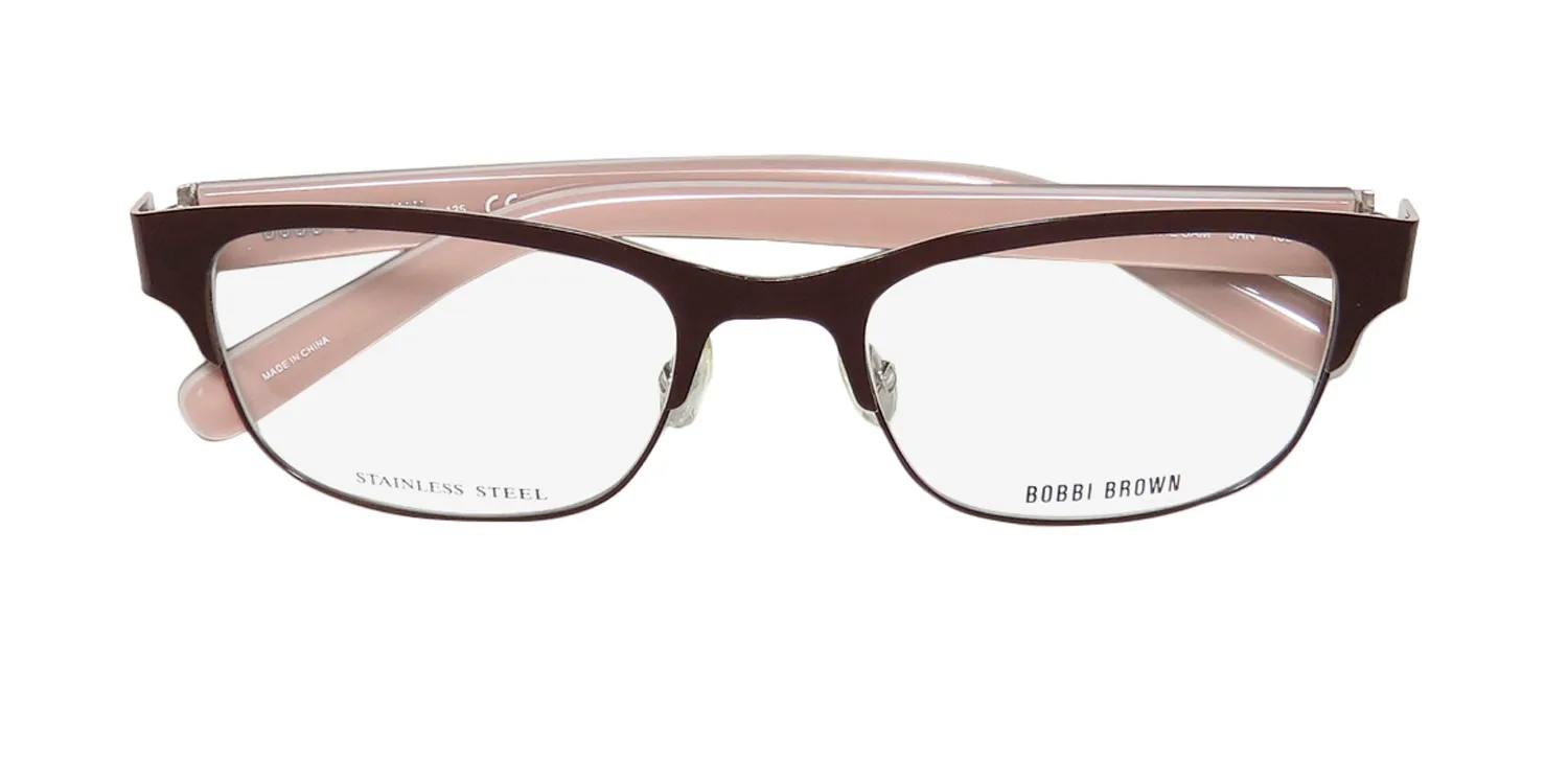 Bobbi Brown The Sam 0jhn Eyeglasses Solid Brown 50mm 2