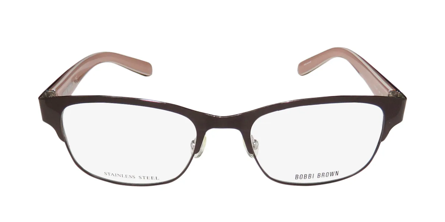 Bobbi Brown The Sam 0jhn Eyeglasses Solid Brown 50mm 3