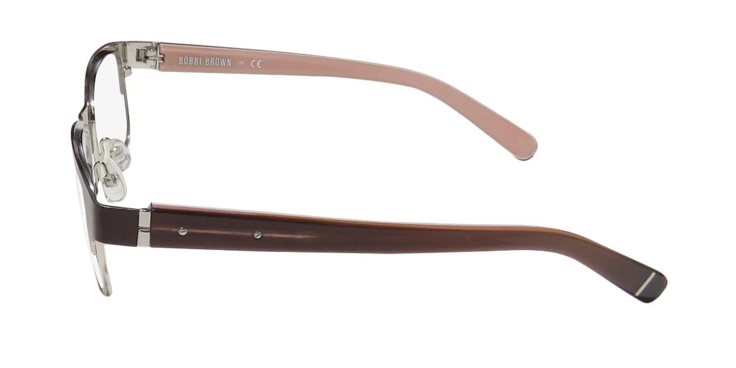 Bobbi Brown The Sam 0jhn Eyeglasses Solid Brown 50mm 4