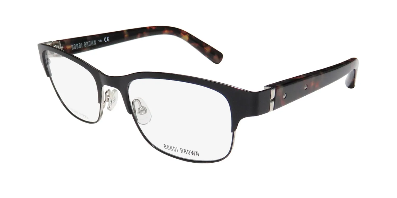Bobbi Brown The Sam t8t Eyeglasses Semimatte Black 48mm