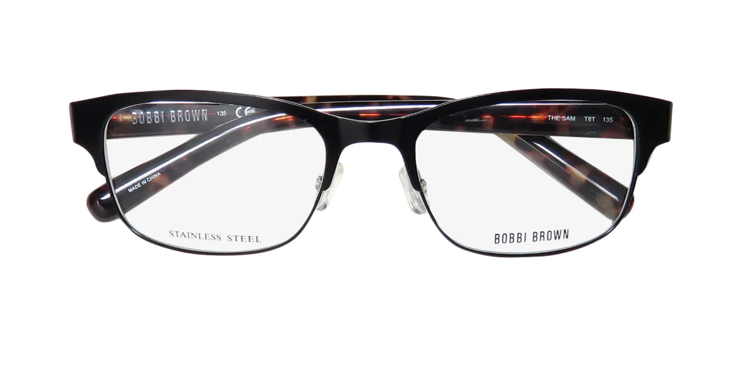 Bobbi Brown The Sam t8t Eyeglasses Semimatte Black 48mm 2